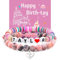 Yibarler Einschulung Geschenk Konzert Armbänder Exchange Inspired Freundschaftsarmbänder Set, Geschenk bei Prüfungen Abschlussfeier, Album Themed Armbänder für Singer Tour Concer TS Fans (Rosa)