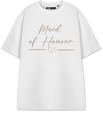 Show Me The Merch Women's White Short Sleeve T-Shirt | The Bride Graphic Tee for Her | Novelty Bridal Apparel | Women's Wedding Party Gift