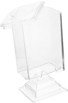 TOVINANNA Space-saving Beauty Accessory Lighthouse-shape Cotton Pad Container for Makeup Remover Pads