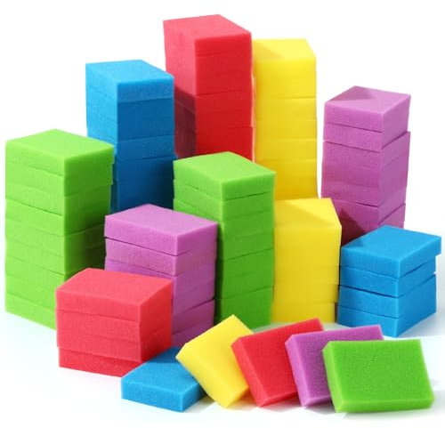 Pangda 100 Pcs Foam Trading Card Dividers 40D Elasticity Sponge Box Dividers Trading Card Shipping Supplies Shock Absorption Cards Catalog for Storage Boxes Sport Playing Game Packing Cases