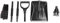 Kit pala di neve, set di smacchine da neve da 3 in 1 emergenza, kit di spazzole a spazzole da neve portatile con spazzola per raschietto per giardino, campeggio, auto, camion e