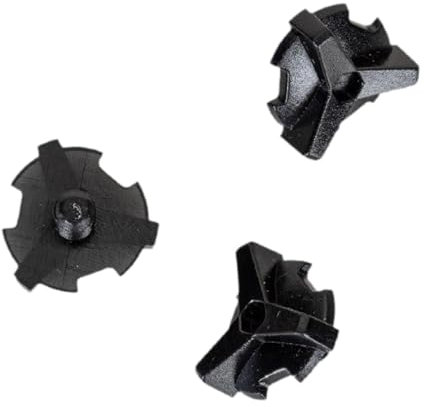 3 tornillos universales para casco de motocicleta, policarbonato para exteriores, hardware de alto rendimiento, color negro