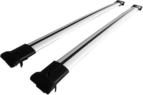 KAZONS Roof Bars for Dacia Duster 2014-2018. Cars Flush Rails Cross Bars Lockable Universal Roof Bars Adjustable Crossbars