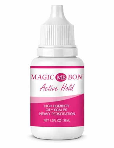 Lace Wig Glue,Wig Glue Lace Front,38ml Strong Hold Invisible Bonding Adhesive Hair Glue for Wigs - Waterproof Latex-Free and Oil-Resistant Adhesive,Latex-Free and Oil-Resistant Adhesive (Red)