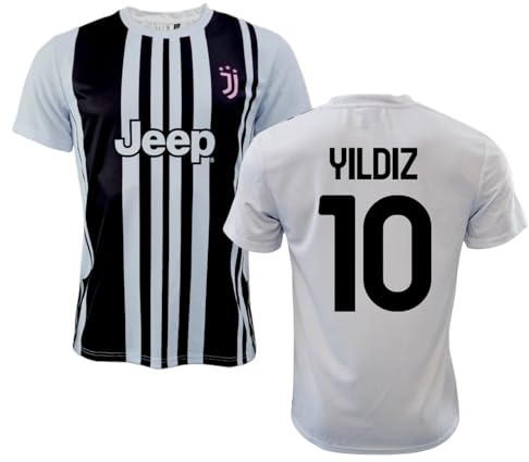 JUVENTUS Maglia Kenan Yildiz 10 Replica Ufficiale Autorizzata 2025-2026 Bambino (Taglie-Anni 4 6 8 10 12) Adulto (S M L XL XXL)