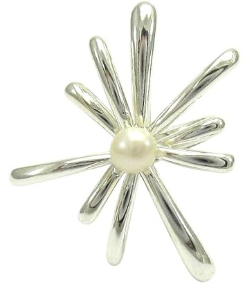 Extravagant Silber Ring mit 6 mm perle 925 Empress jewellery Größe 46-69
