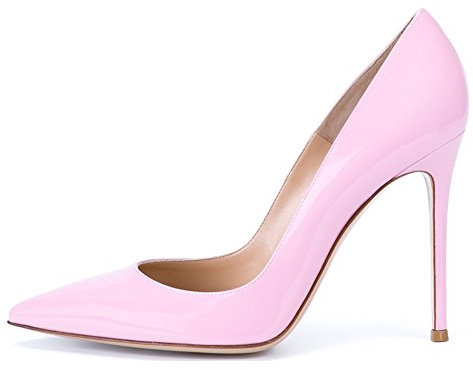EDEFS - Escarpins Femme - Sexy High Heel Shoe - Stiletto Pink Escarpin - Chaussures Talons Aiguilles 10 cm - Taille 37