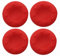 4 x Silicone Analog Thumb Stick Cap Cover Grip Thumbsticks Joystick Replacement For PS4 PS4 Pro Slim Xbox One Xbox One S Elite Xbox One X Xbox 360 PS3 PS2 Wii U (Red)
