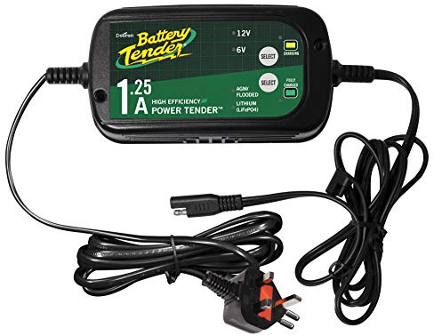 Battery Tender 1.25A Power Tender Plus 6/12V Lead Acid & Lithium (022-0200)