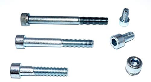 Zylinderschrauben M6x30 DIN 912 25 Stück Festigkeit 10.9 mit Innensechskant verzinkt