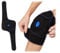 Relaxdays Bolsa Frío Calor Rodilla, Rodillera, Vendaje Lesiones Reutilizable, 82 x 25cm, PVC-Poliéster-Gel, Negro y Azul