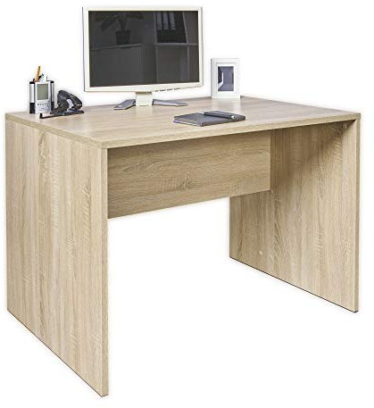 Schreibtisch Kinder - PC Tisch - Gaming Tisch - [Funktional und Robust] - Kleiner Tisch - Arbeitstisch - Bürotisch - Büro Möbel - Sonoma-Eiche B 110 cm x H 75 cm x T 75 cm | Büro Tisch