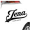 Kiwistar - Autoaufkleber - Jena Thüringen - Schwarz - 20x10cm - Aufkleber für Auto, Laptop, Fahrrad, LKW, Motorrad mehrfarbig JDM Decal Racing