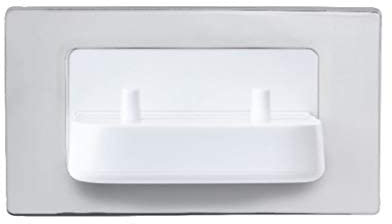 In-Wall Twin Elektronisches Zahnbürsten-Ladegerät von ProofVision kompatibel mit Oral B/Braun elektrischen Zahnbürsten Faszienplatte in 3 Farben zur Auswahl