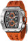 TSAR BOMBA Herren Uhr Tonneau Uhren Herren Chronograph Herren Tonneau Luxus Armbanduhr Herren Cool Sport Männer Uhren Japanisches Quarzwerk 50m Wasserdichter Daydate Saphirglas Geschenk für Männer