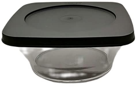 Tupperware Clear Collection 620 ml Schale Classic Royal Tafelperle Glasklar schwarz