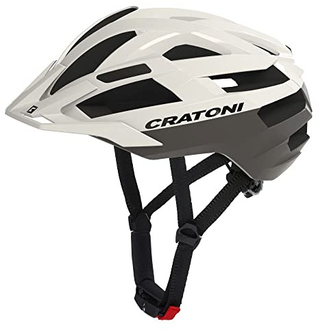 Cratoni Winora Unisex – Erwachsene Cratoni C-Boost (MTB) Helme, Weiß Matt, S-M