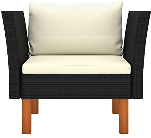 Festnight Balkon Sofa Rattan Gartensofa Balkonsofa Garten Sessel Outdoor Loungesofa Gartensessel Balkonstuhl Lounge Gartenmöbel Gartenlounge Balkonmöbel Terrassenmöbel
