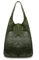 NICOLE & DORIS Frauen Tasche Groß Schultertasche Shopper Weiche Ledertasche Leichte Tote Tasche Hobo Handtasche Gross Umhängetasche Faltbare Tragetasche Grün