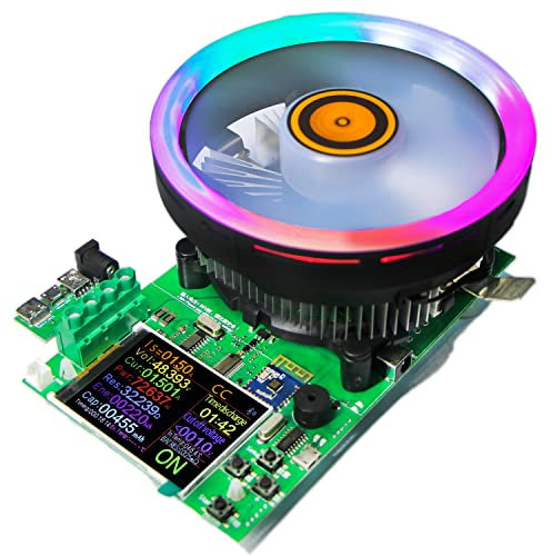 Vastarry 180 W DC Elektronischer Lasttester, USB-Lasttester, Lithium-Batterie-Kapazitätstester, Farbbildschirm-Datenüberwachung, Konstantstrom und Konstantspannung usw. 4 Arbeitsmodi