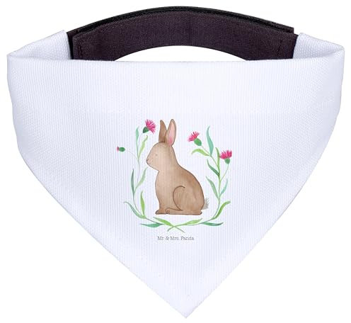 Mr. & Mrs. Panda Halstuch Hund Hase Sitzen - Geschenk, Ostern, Tuch, Für Hunde, Osterhase, Ostergrüße, Frohe, Liebe, Hundehalstuch, Kaninchen, Schal