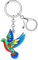 WEVENI Cute Taube Schlüsselanhänger Charms Acryl Taube Schlüsselring Vogel Schmuck für Frauen Mädchen Auto Zubehör (Meer)