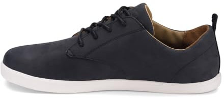 Xero Shoes Men's Glenn Dress Casual Leather Shoes Lightweight Shoes for Men Black/White, Size 14 UK