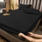 Tospass Flauschige Flanell Plüsch Spannbettlaken 180x200 cm Warme Fleece Biber Samt Cashmere Touch Winter Spannbetttuch Kuschelig Bettlaken für Boxspringbett Topper Matratze bis 30 cm Hohe Dunkelgrau