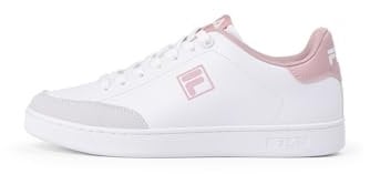 FILA Damen COURTBAY wmn Sneaker, White-Pale Mauve, 39 EU