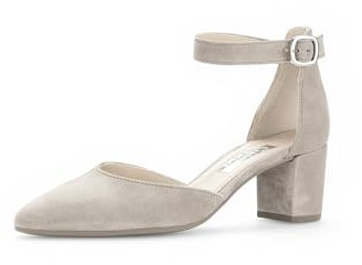 Gabor Damen Riemchen Pumps, Frauen Absatzschuhe,Court Shoes,stöckelschuhe,knöchelriemchen,Fesselriemchen,fersenhalter,Visone,39 EU / 6 UK