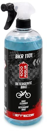 ERRECOM 1000 Miglia BKR 1101 Detergente Bici e Moto, Flacone da 1 L con Trigger