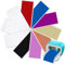 Smart Vinyl Permanent für Cricut Joy 7 Stück Smart Glitzer Vinyl Holografisch Vinyl mit 3 Transferfolie, Plotterfolie Selbstklebend Plotter Set für DIY Tassen, Autos, Banner, Dekoration 14x30.5cm