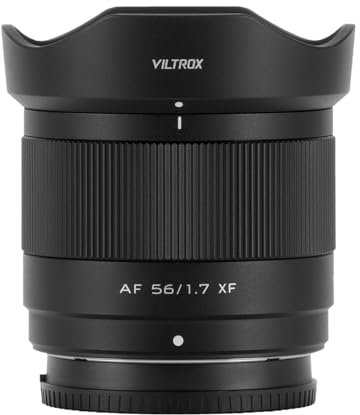 VILTROX AF 56mm F1.7 Obiettivo per fotocamera per Fuji XF Mount APS-C messa a fuoco automatica leggero Obiettivo per fotocamera di grande apertura