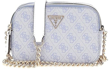 Guess Noelle - Umhängetasche 20 cm light blue logo