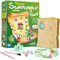 Eggbox Feen-Schnitzeljagd Edelstein-Ausgrabungsset, Graben Blumen Flower Charms für Kinder, DIY Halskette & Ringe & Armbänder, Feengeschenke für Mädchen ab 6 7 8, Mit Schnitzeljagd Schatzsuche Spiel
