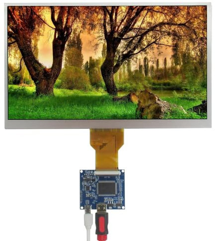 10.1 pulgadas 1024x600 universal DIY portátil LCD pantalla Drive Control Board PC ordenador pantalla auxiliar Raspberry Pi Naranja Pi Banana Pi Monitor