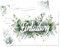 Vielucks 15 x Eukalyptus Einladungskarte - DIN A6, Einladungskarten Geburtstag,Einladungskarten Hochzeit,Schönen Einladungskarten für Hochzeit, Standesamt, Geburtstag, Kommunion, Jugendweihe, Taufe