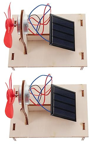 TOYANDONA 2 Sätze Bagger Bots Roboter Auto Abs solar طاقه شمسيه sonnenenergie DIY-pädagogische technische Experimente Wissenschaftsexperimentprojekte für Lehrstütze hölzern