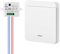 Interrupteur Sans Fil Interrupteur d'éclairage avec Émetteur + Récepteur 10A /2300W - 50m Portée - Switch Sans Fil interrupteur Sans Percage