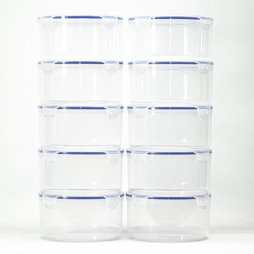 PRINCORE Filament Trockenbox – Stapelbare Aufbewahrungsbox für 500g, 800g und 1kg Filamentspulen – Luftdichte Lagerung für PLA, PETG, TPU und ABS Filament (10 Stück)