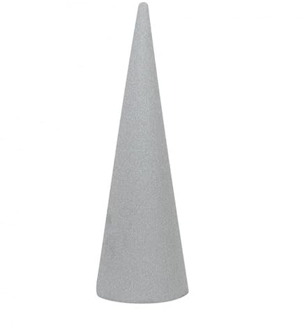 INNA-Glas Oasis Steckmasse Kegel GVIDO grau, 24cm, Ø8cm | Kunstblumen Steckschwamm