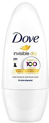 Dove Invisible Dry Anti-Transpirant Deodorant Roll On für Damen, 50 ml