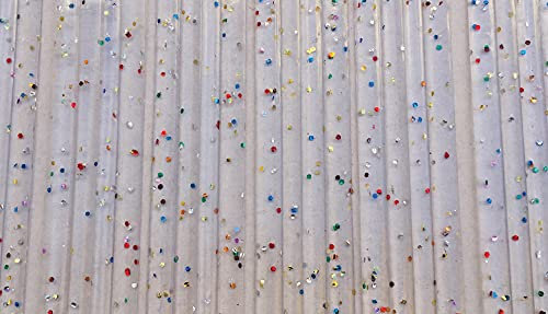 VERDELOOK Tenda Flexy con Fili in PVC e Brillantini, 140x240 cm, Multicolor