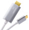 Cablesson 5M USB C (m) to HDMI 2.0 (m) adapter cable 4K@60Hz (Thunderbolt 3) Compatible with iMac 2017, Macbook Pro 2016/17, Samsung Galaxy S9/8 Plus, Huawei P20 Mate 10, Lenovo Yoga 900 SpaceGrey
