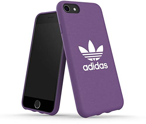 adidas Originals Moulded Case Canvas designed for new iPhone SE (2020) and iPhone 6/6s/7/8 - Active Purple