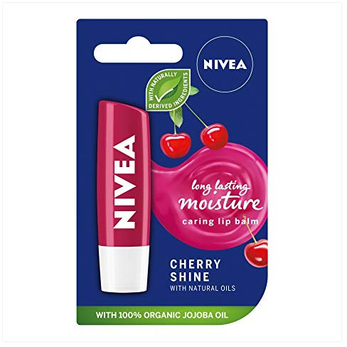Nivea Cherry Shine - Bálsamo labial, 5 ml