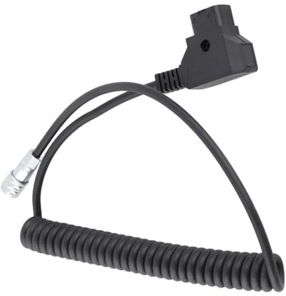 VBESTLIFE Kamera-Netzkabel, DC-zu-4K-2-poliges Kabel Kamera-Ersatzteile f黵 Blackmagic Cinema-Kamera 4K/Gold-Mount-V-Mount-Akku P TAP