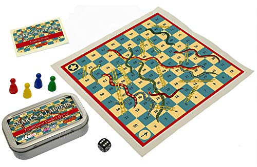 Brimtoy Snakes & Ladders. Traditional Pocket Game