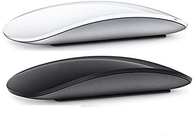N+B Mouse wireless Bluetooth 5.0 muto mouse multi-arco touch mouse magico ultrasottile (White)
