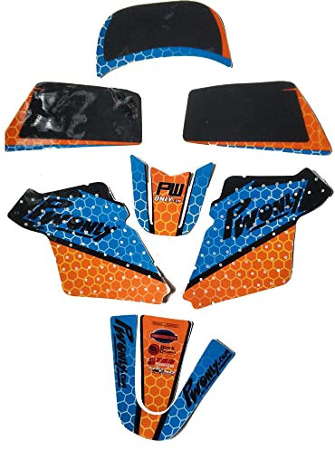 MXP Graphic PW50 Aufkleber für Kinder, ATV, für Yamaha PW50, alle Jahre, Orange
